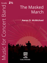 The Masked March Concert Band sheet music cover